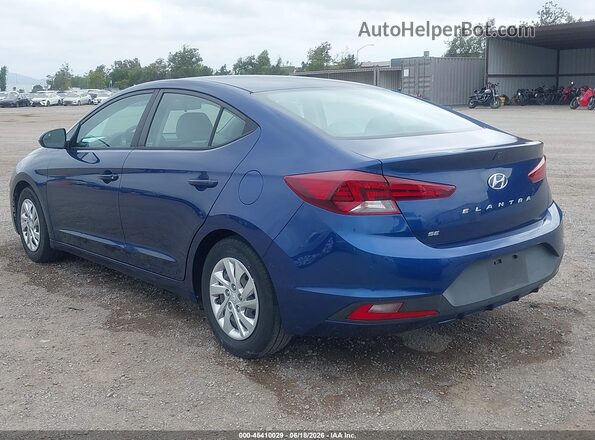 5NPD74LF7LH612675 2020 HYUNDAI ELANTRA Blue Задня ліва чверть