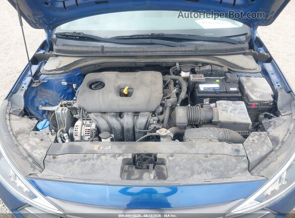 5NPD74LF7LH612675 2020 HYUNDAI ELANTRA Blue Вид ззаду