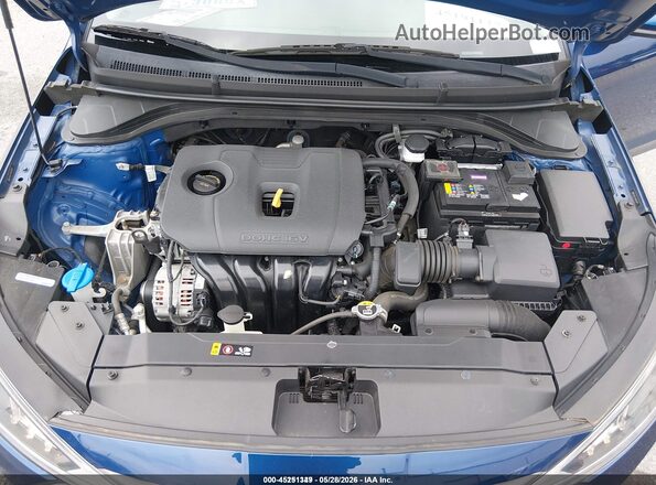 5NPD74LF7LH613647 2020 HYUNDAI ELANTRA Blue Rear view