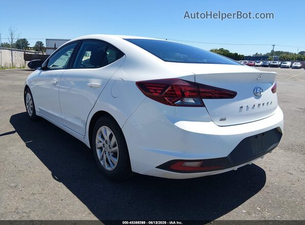 5NPD74LF7LH615012 2020 HYUNDAI ELANTRA White უკანა მარცხენა