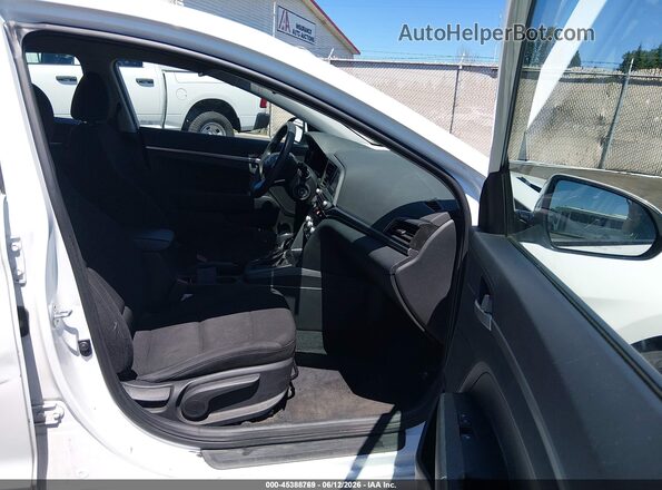 5NPD74LF7LH615012 2020 HYUNDAI ELANTRA White წინა სალონის ხედი