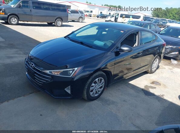 5NPD74LF7LH615446 2020 HYUNDAI ELANTRA Black Передня ліва чверть