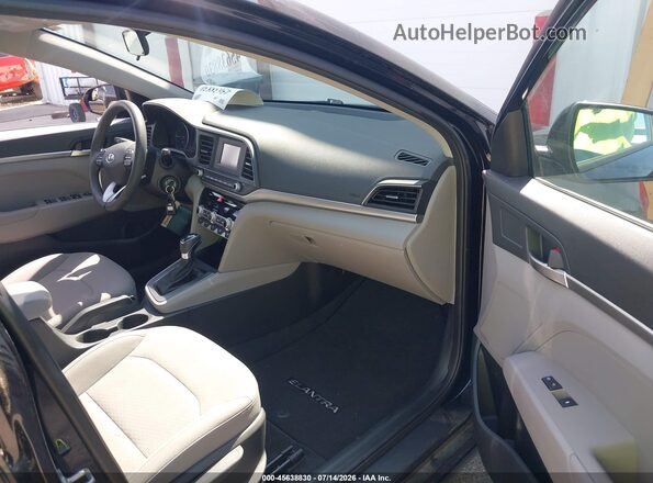 5NPD74LF7LH615446 2020 HYUNDAI ELANTRA Black Вид салону спереду