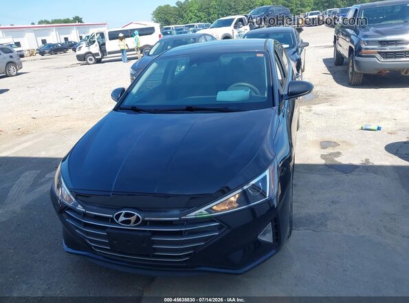 5NPD74LF7LH615446 2020 HYUNDAI ELANTRA Black Вид щитка приладів