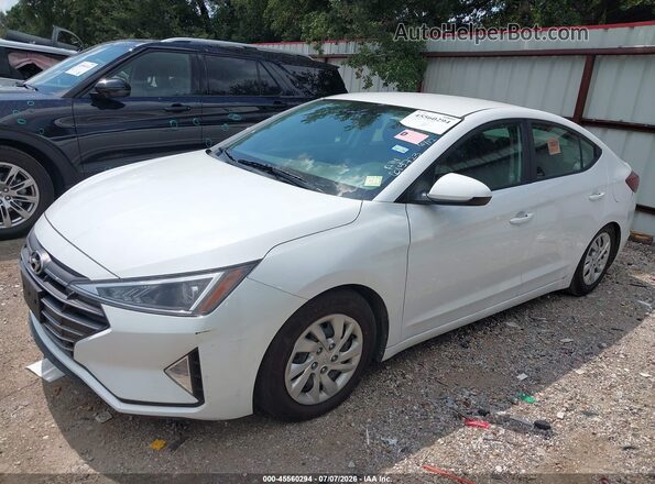 5NPD74LF7LH615723 2020 HYUNDAI ELANTRA White Vista tres cuartos delantera izquierda