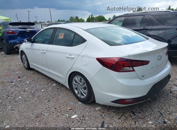 5NPD74LF7LH615723 2020 HYUNDAI ELANTRA White Trasero izquierdo