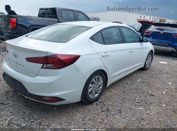 5NPD74LF7LH615723 2020 HYUNDAI ELANTRA White Trasero derecho