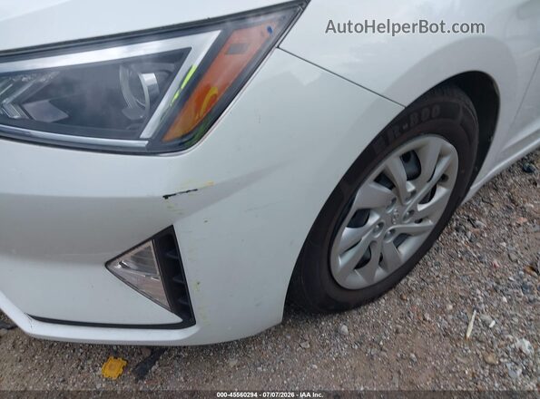 5NPD74LF7LH615723 2020 HYUNDAI ELANTRA White Vista del cuadro de instrumentos