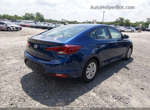 5NPD74LF7LH615866 2020 HYUNDAI ELANTRA Синий Задняя правая четверть
