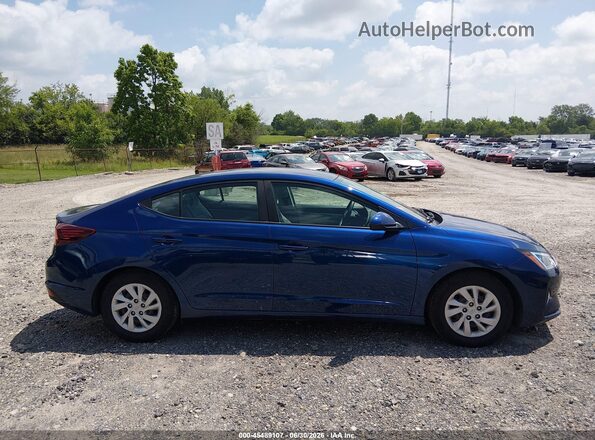 5NPD74LF7LH615866 2020 HYUNDAI ELANTRA Синий Панорамный вид салона 360°