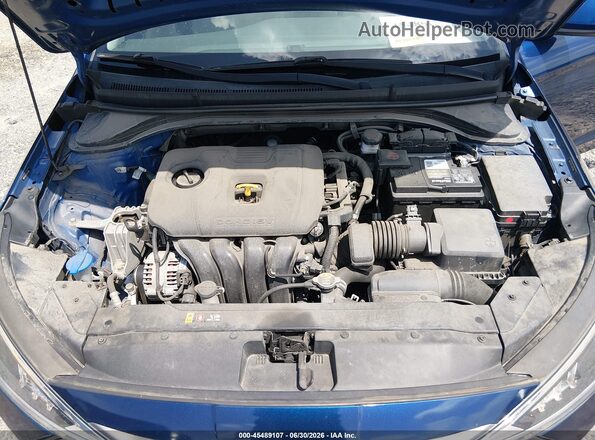 5NPD74LF7LH615866 2020 HYUNDAI ELANTRA Синий Вид сзади