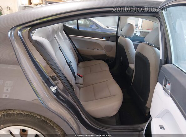 5NPD74LF7LH615950 2020 HYUNDAI ELANTRA Gray VIN sticker view