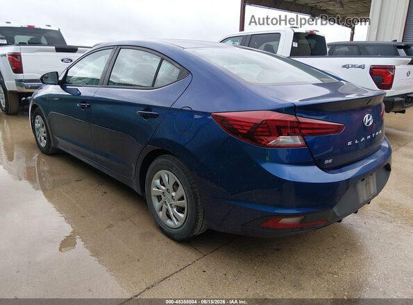 5NPD74LF7LH616287 2020 HYUNDAI ELANTRA Blue უკანა მარცხენა