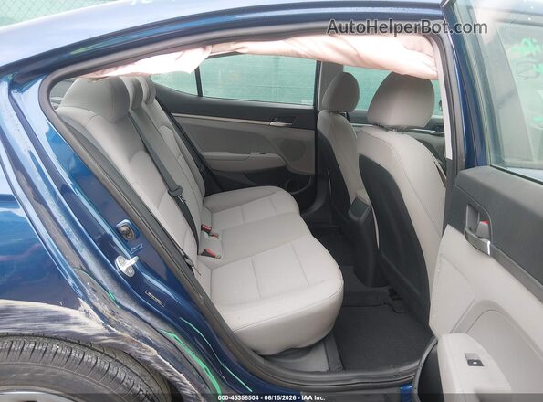 5NPD74LF7LH616287 2020 HYUNDAI ELANTRA Blue VIN კოდის სტიკერის ხედი