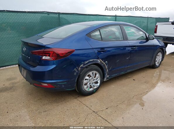5NPD74LF7LH616287 2020 HYUNDAI ELANTRA Blue უკანა მარჯვენა