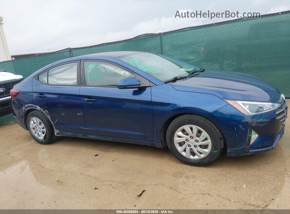 5NPD74LF7LH616287 2020 HYUNDAI ELANTRA Blue 
