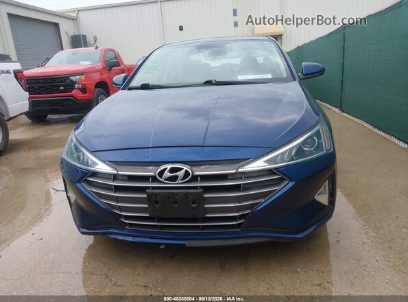 5NPD74LF7LH616287 2020 HYUNDAI ELANTRA Blue 