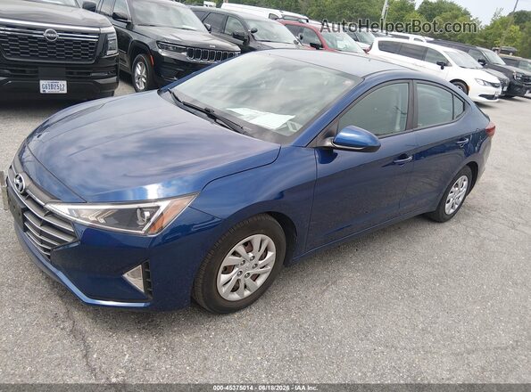 5NPD74LF7LH616354 2020 HYUNDAI ELANTRA Blue Vista tres cuartos delantera izquierda