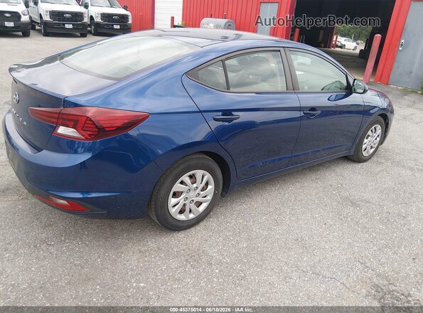 5NPD74LF7LH616354 2020 HYUNDAI ELANTRA Blue Trasero derecho