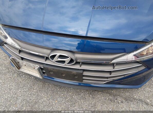 5NPD74LF7LH616354 2020 HYUNDAI ELANTRA Blue Vista interior trasera