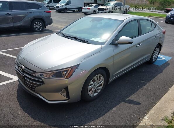 5NPD74LF7LH617357 2020 HYUNDAI ELANTRA Gray წინა მარცხენა ხედი სამი მეოთხედიდან