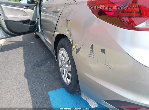 5NPD74LF7LH617357 2020 HYUNDAI ELANTRA Gray წინა პანელის ხედი