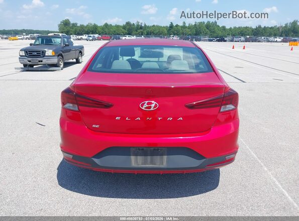 5NPD74LF7LH617987 2020 HYUNDAI ELANTRA Красный 