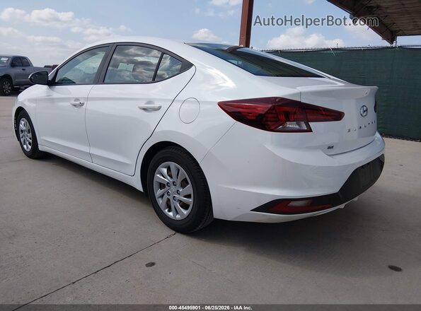 5NPD74LF7LH618122 2020 HYUNDAI ELANTRA White Trasero izquierdo