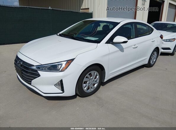 5NPD74LF7LH618122 2020 HYUNDAI ELANTRA White Vista tres cuartos delantera izquierda