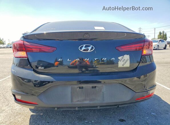 5NPD74LF7LH620047 2020 HYUNDAI ELANTRA Черный Вид сзади