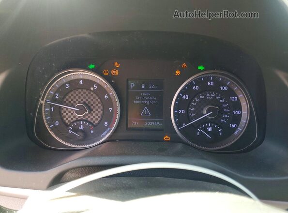 5NPD74LF7LH620047 2020 HYUNDAI ELANTRA Черный Вид щитка приборов