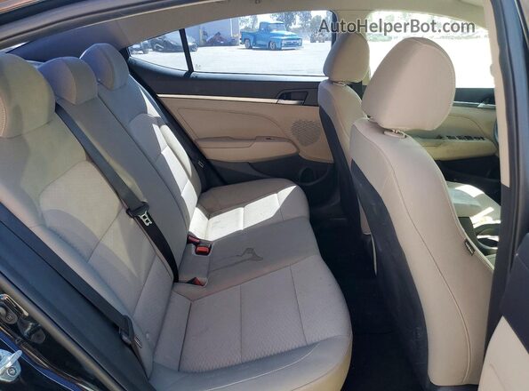 5NPD74LF7LH620047 2020 HYUNDAI ELANTRA Черный Вид задних сидений