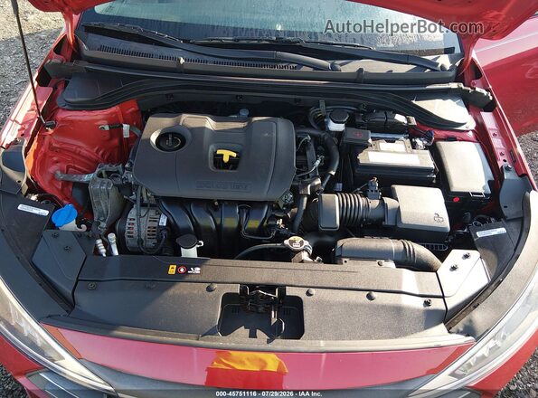 5NPD74LF7LH622526 2020 HYUNDAI ELANTRA Red Հետևի տեսք