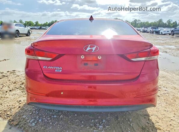 5NPD74LF8HH037333 2017 HYUNDAI ELANTRA Red უკანა ხედი