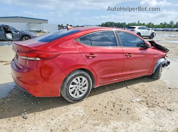 5NPD74LF8HH037333 2017 HYUNDAI ELANTRA Red უკანა მარჯვენა