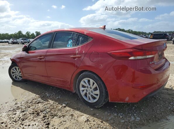 5NPD74LF8HH037333 2017 HYUNDAI ELANTRA Red უკანა მარცხენა