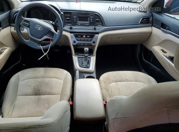 5NPD74LF8HH037333 2017 HYUNDAI ELANTRA Red წინა პანელის ხედი