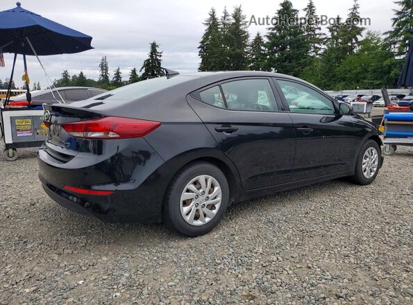 5NPD74LF8HH052348 2017 HYUNDAI ELANTRA Black Задня права чверть