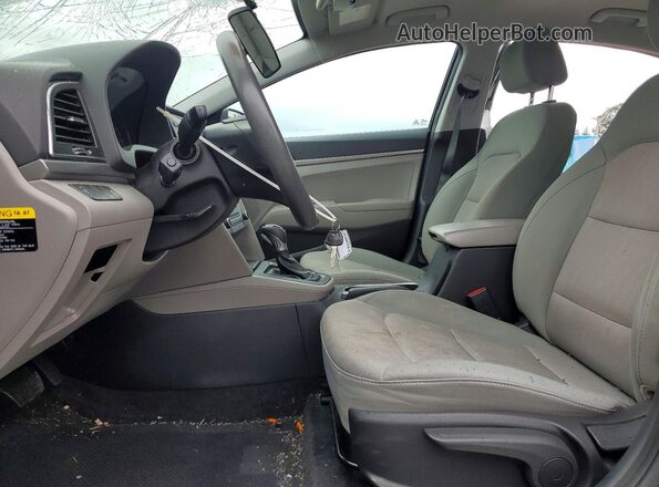 5NPD74LF8HH052348 2017 HYUNDAI ELANTRA Black Вид салону спереду