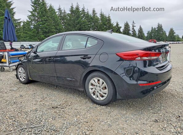 5NPD74LF8HH052348 2017 HYUNDAI ELANTRA Black Задня ліва чверть