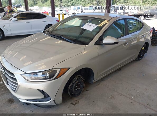5NPD74LF8HH076214 2017 HYUNDAI ELANTRA Tan Front view