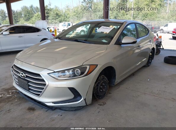 5NPD74LF8HH076214 2017 HYUNDAI ELANTRA Tan Front left