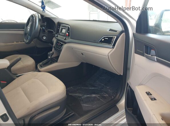 5NPD74LF8HH076214 2017 HYUNDAI ELANTRA Tan Front interior view