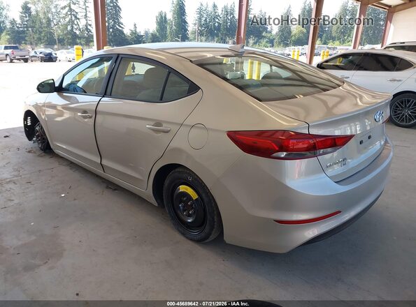 5NPD74LF8HH076214 2017 HYUNDAI ELANTRA Tan Rear left