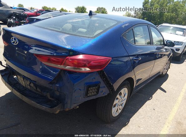 5NPD74LF8HH097953 2017 HYUNDAI ELANTRA Blue Rear right