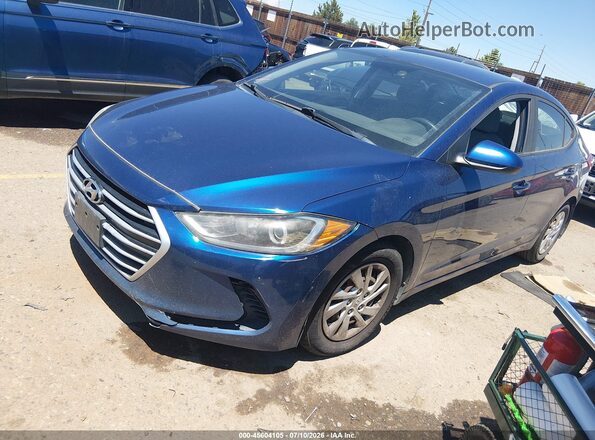 5NPD74LF8HH097953 2017 HYUNDAI ELANTRA Blue Front left