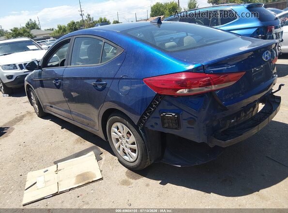 5NPD74LF8HH097953 2017 HYUNDAI ELANTRA Blue Rear left