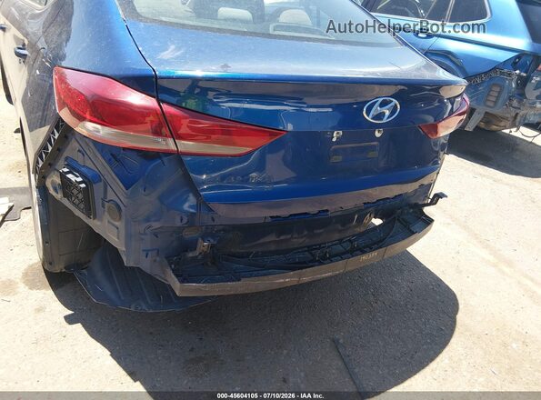 5NPD74LF8HH097953 2017 HYUNDAI ELANTRA Blue Front view