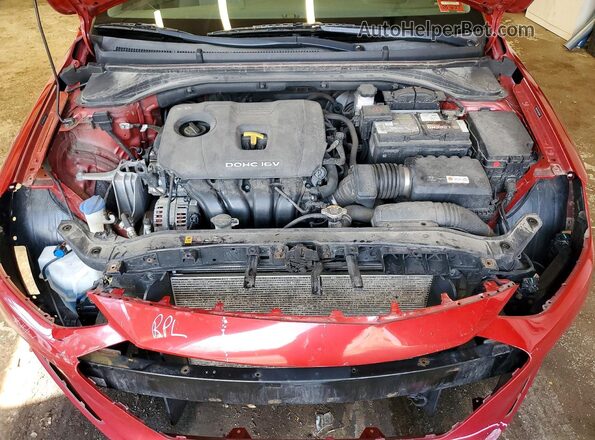 5NPD74LF8HH126044 2017 HYUNDAI ELANTRA Красный Вид задней части салона