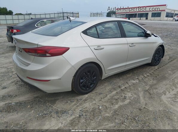 5NPD74LF8HH141255 2017 HYUNDAI ELANTRA Beige Trasero derecho